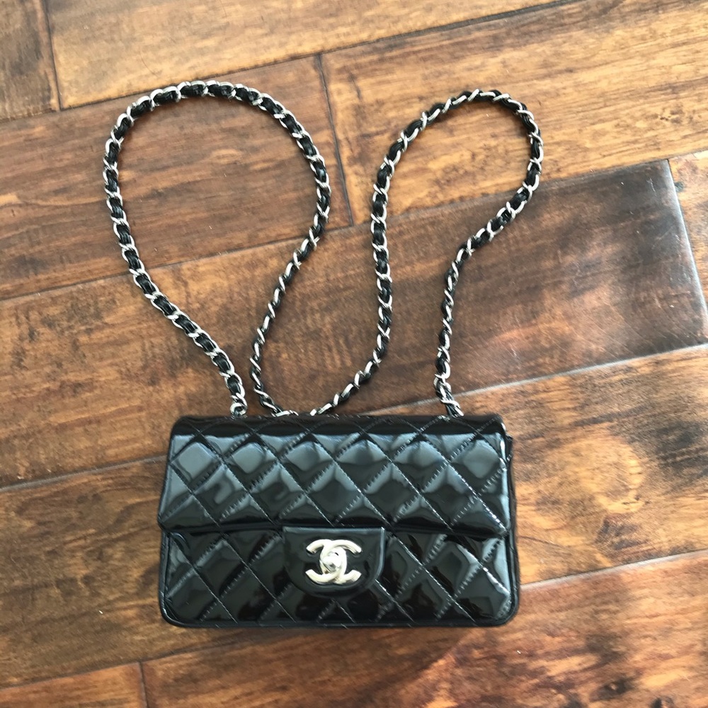 Sold    Authentic Chanel mini flap bag